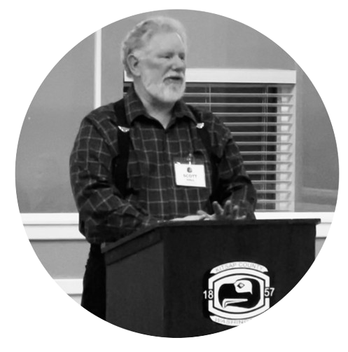 Scott Hall is a lifelong resident of Kitsap County, a veteran, and an agriculture advocate for the community. He has been involved with the KCAA for over 20 year, owned and operated Legacy Farm and managed the historic Petersen Farm in Silverdale.